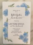 Hydrangea Invitation